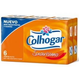 COLHOGAR papel higiénico pure natural paquete 6 uds