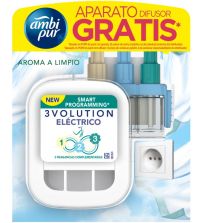 3VOLUTION Ambientador Eléctrico Aroma a Limpio 3 Fragancias | 1 uds