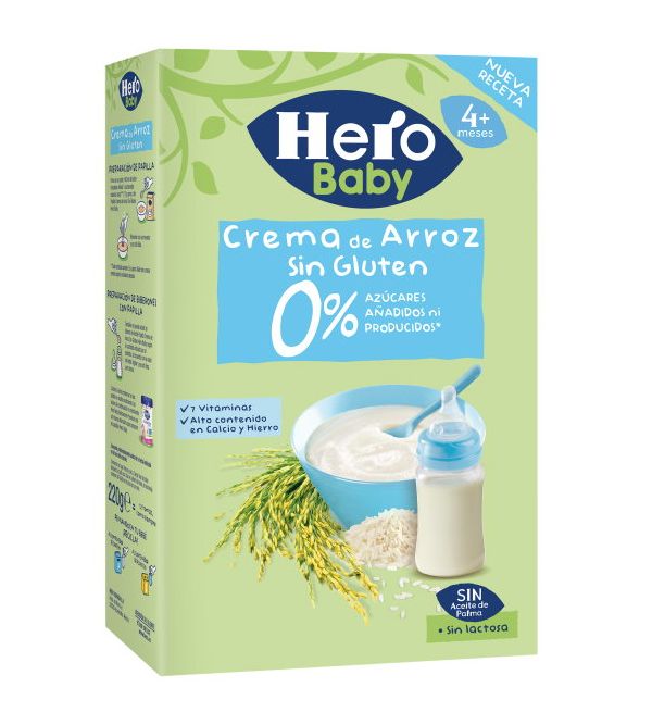 Pedialac papilla cereales sin gluten - hero baby (340 g)