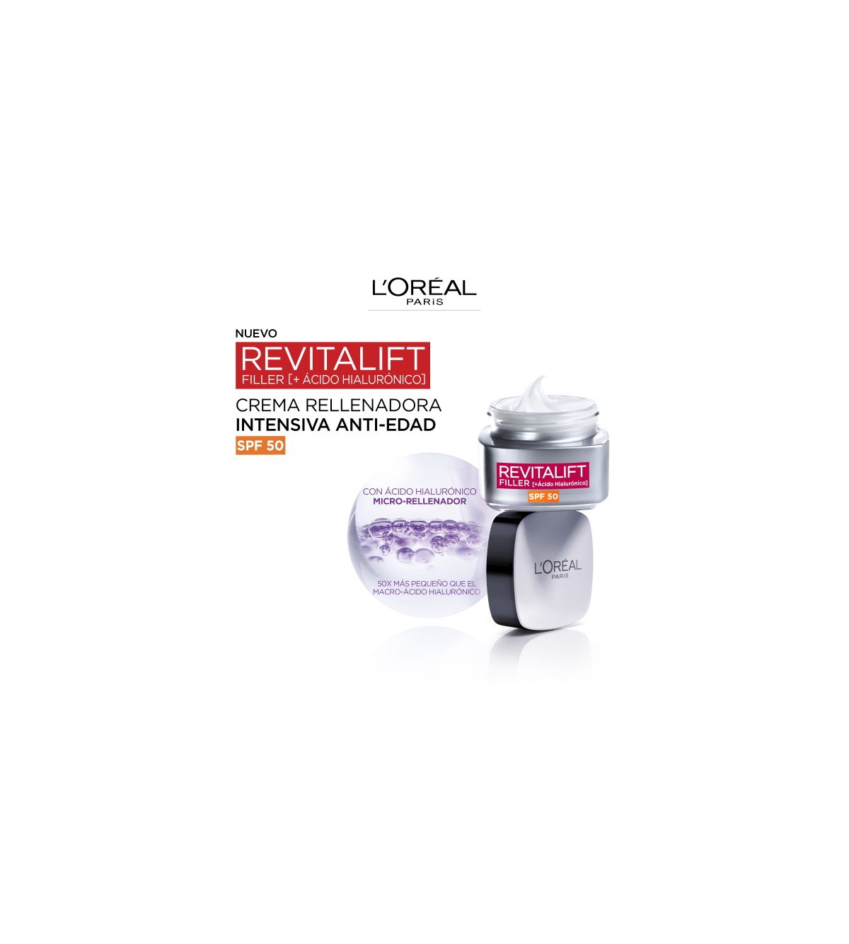 Revitalift Filler Crema Rellenadora Intensiva Spf50 50 Ml L Oreal Perfumerías Avenida 2514