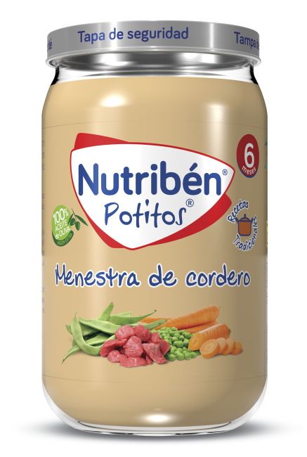 Nutribén Potitos Introducción al Pollo con Arroz y Zanahorias 120gr 