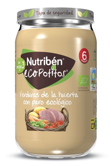 Nutriben Potito Jamón Ternera Con Menestra De Verduras 235Gr