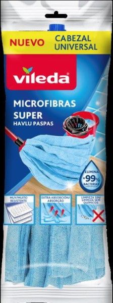 Fregona Tiras Microfigra Extra, 20% mas de fibras